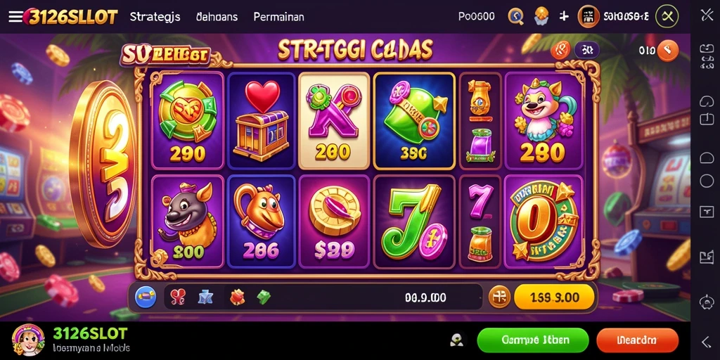Tampilan gameplay menarik dalam aplikasi 3126SLOT.