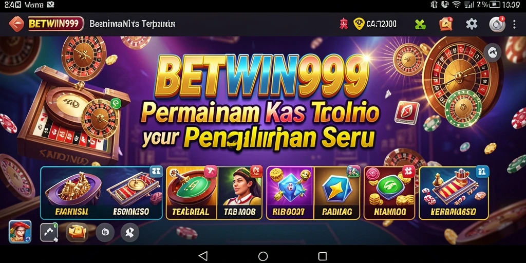 Gameplay menarik dari aplikasi Kasino BETWIN999 dengan grafis menawan.