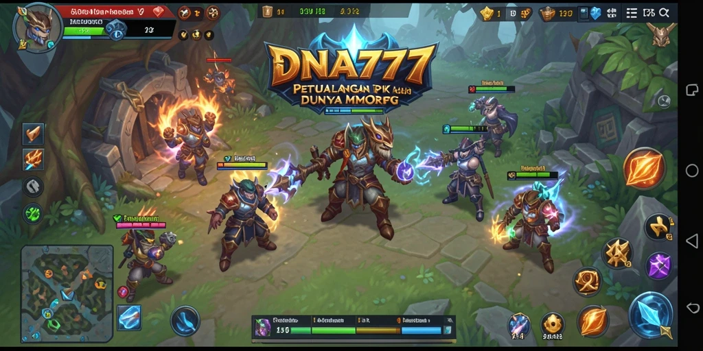 Screenshot gameplay <strong>DNA777</strong> menampilkan aksi seru dan grafis menarik dari game MMORPG.