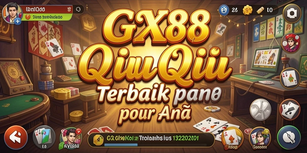 Tampilan seru gameplay QiuQiu di GX88.