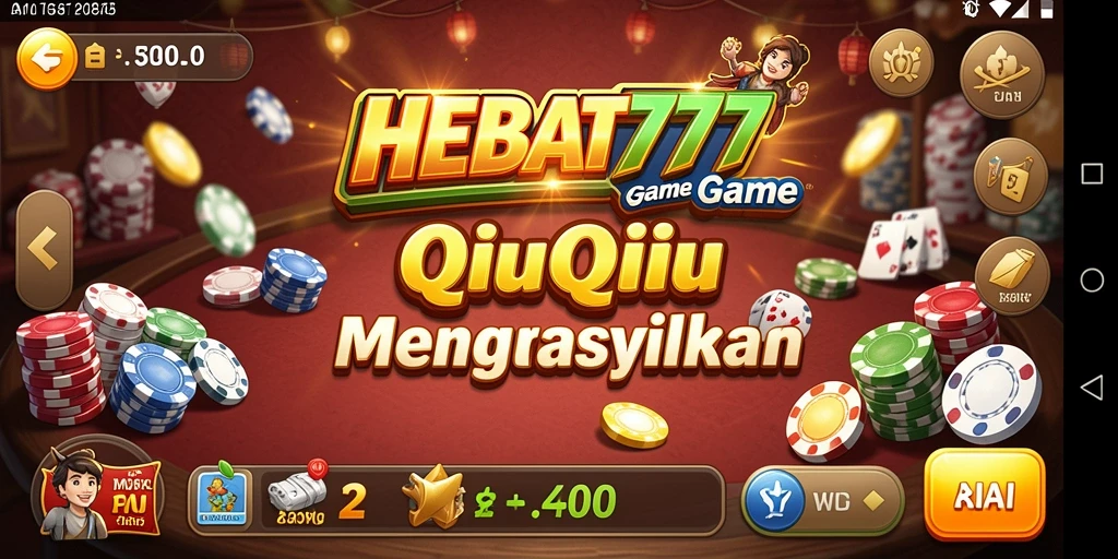 Tampilan menarik dari gameplay HEBAT777 QiuQiu yang menantang.