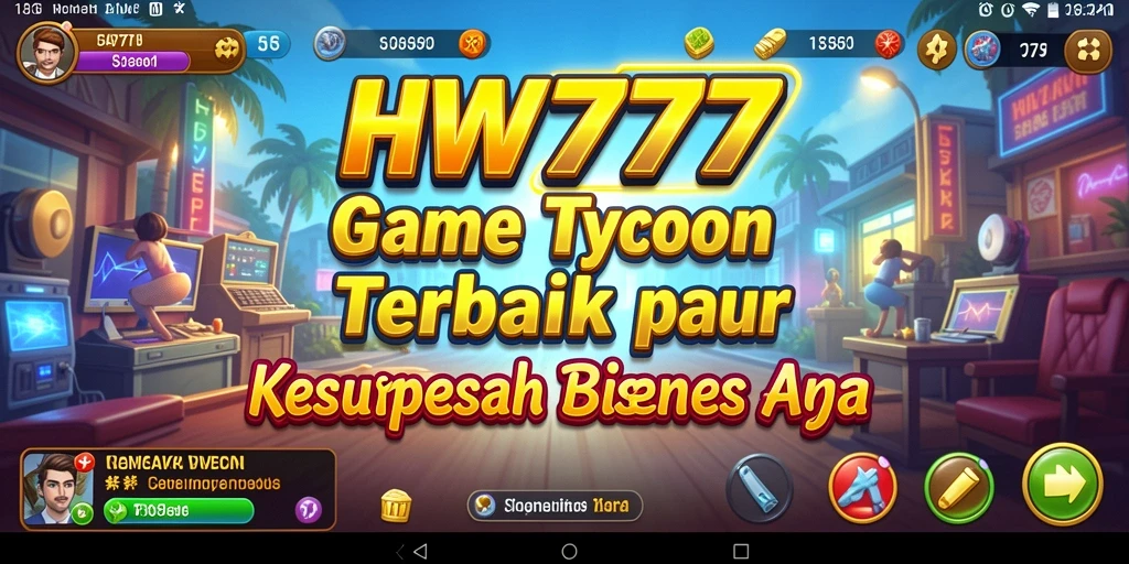 Gameplay menegangkan dan mendalam dari HW777 dalam dunia Tycoon.