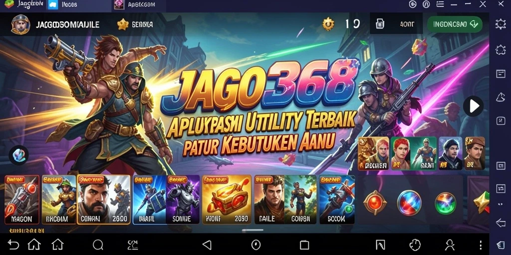 Tampilan antarmuka JAGO368 yang ramah pengguna dan fungsional.