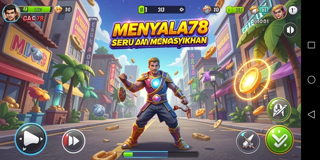 Tangkapan layar gameplay MENYALA78 menampilkan aksi Arcade yang seru dan mengasyikkan.