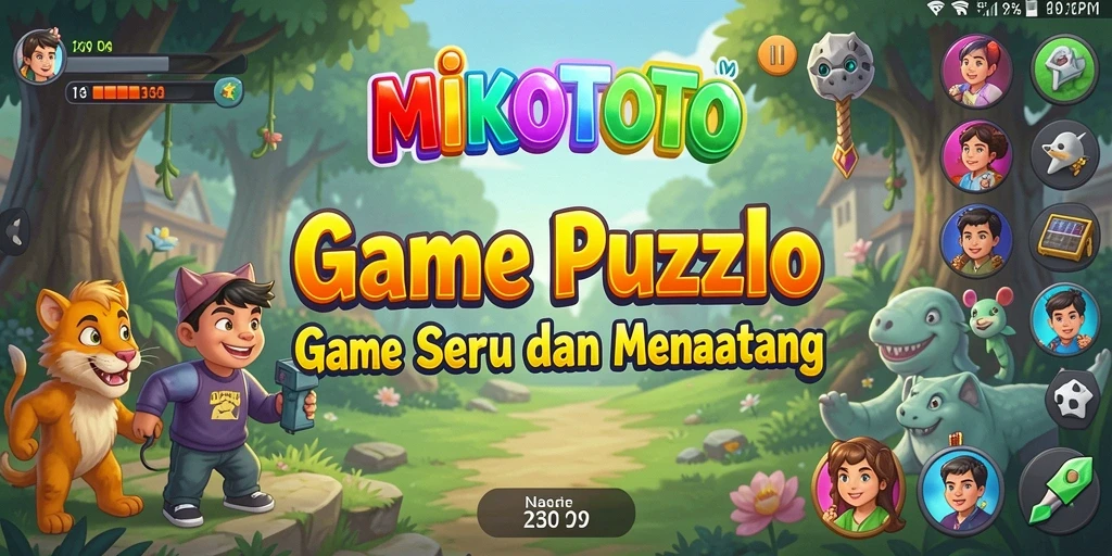 Screenshot gameplay MIKOTOTO menampilkan berbagai teka-teki menantang.