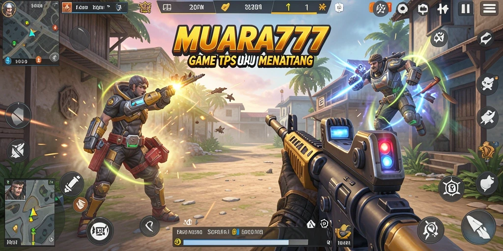 Tampilan gameplay seru di MUARA777 dengan aksi tembak-menembak yang mendebarkan.