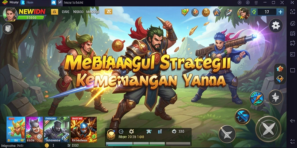 Tampilan gameplay menarik dari NEWIDN yang penuh strategi.