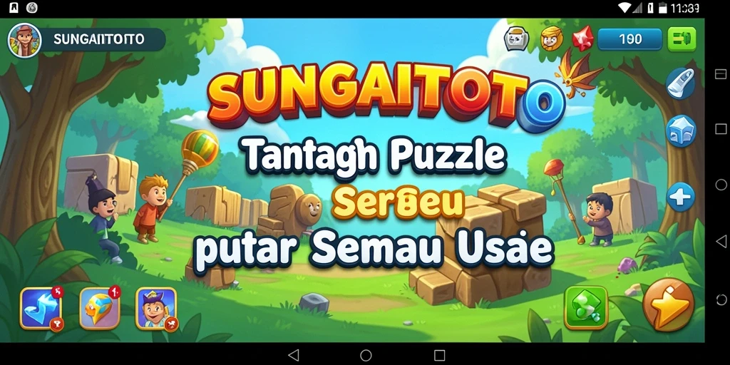 Tampilan menarik dari gameplay SUNGAITOTO yang menantang.