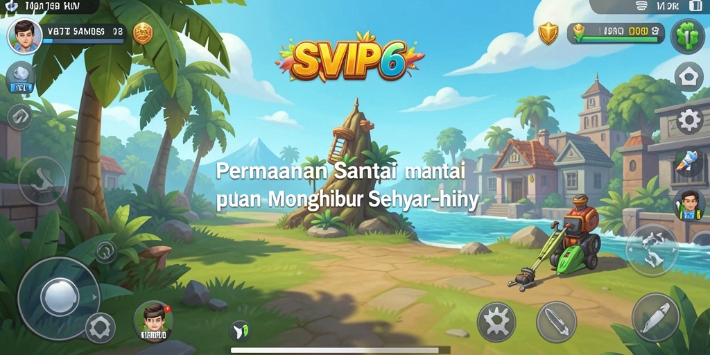 Screenshot menampilkan momen gameplay seru di SVIP6.